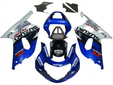 Migliori Carena Moto Suzuki GSXR1000 2000-2002 - Bianco Rosso Blu Nero Rosso