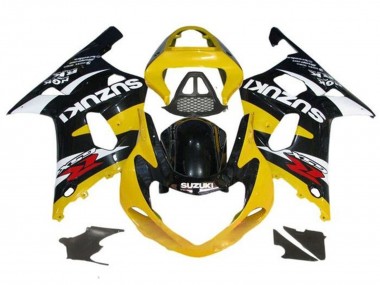 Migliori Carena Moto Suzuki GSXR1000 2000-2002 - Giallo Nero Lucido Bianco Rosso