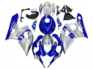 Migliori Carena Moto Suzuki GSXR 1000 2005-2006 - Blu Argento