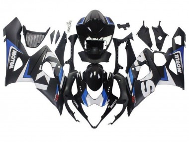 Migliori Carena Moto Suzuki GSXR 1000 2005-2006 - Nero Opaco Blu Bianco