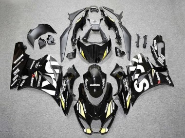Migliori Carena Moto Suzuki GSXR1000 2017-2024 - Nero Bianco Giallo