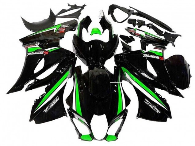 Migliori Carena Moto Suzuki GSXR1000 2017-2024 - Nero Verde Bianco Banda