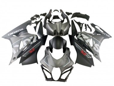 Migliori Carena Moto Suzuki GSXR1000 2017-2024 - Argento Opaco Nero Opaco