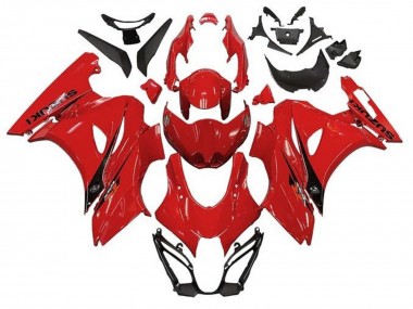 Migliori Carena Moto Suzuki GSXR1000 2017-2024 - Rosso Nero