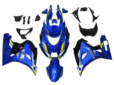 Migliori Carena Moto Suzuki GSXR1000 2017-2024 - Blu Verde Nero Ecstar