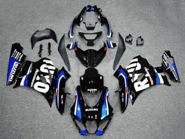 Migliori Carena Moto Suzuki GSXR1000 2017-2024 - Nero Blu Bianco