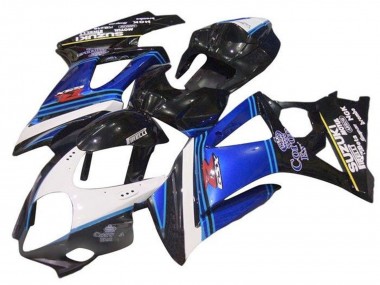 Migliori Carena Moto Suzuki GSXR 1000 2007-2008 - Bianco Blu Nero Corona