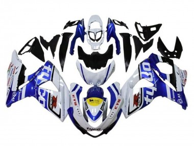 Migliori Carena Moto Suzuki GSXR 1000 2009-2016 - Bianco Blu Giallo Nero Tyco