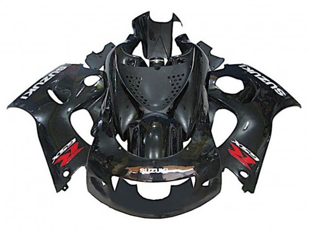 Migliori Carena Moto Suzuki GSXR 600 / GSXR 750 1996-2000 - Nero Bianco Rosso