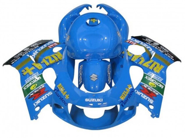 Migliori Carena Moto Suzuki GSXR 600 / GSXR 750 1996-2000 - Blu Rizla