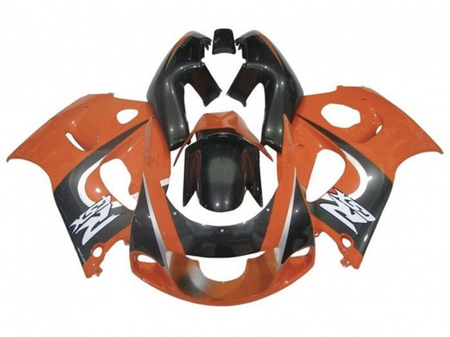 Migliori Carena Moto Suzuki GSXR 600 / GSXR 750 1996-2000 - Arancia Nero