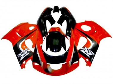 Migliori Carena Moto Suzuki GSXR 600 / GSXR 750 1996-2000 - Rosso Nero Argento