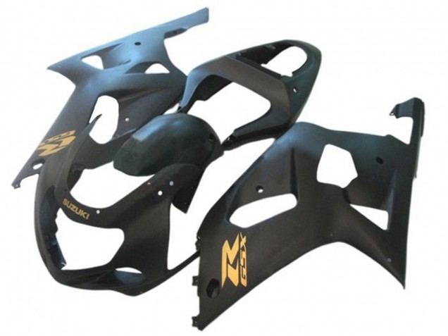 Migliori Carena Moto Suzuki GSXR 600 / GSXR 750 2001-2003 - Nero Opaco Oro