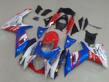 Migliori Carena Moto Suzuki GSXR 600 / GSXR 750 2011-2024 - Blu Rosso Bianco
