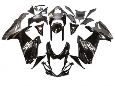 Migliori Carena Moto Suzuki GSXR 600 / GSXR 750 2011-2024 - Nero Lucido Grigio Bianco