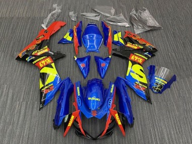 Migliori Carena Moto Suzuki GSXR 600 / GSXR 750 2011-2024 - Blu Rosso Giallo Nero