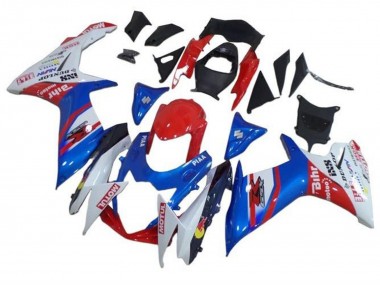 Migliori Carena Moto Suzuki GSXR 600 / GSXR 750 2011-2024 - Blu Bianco Rosso Motul