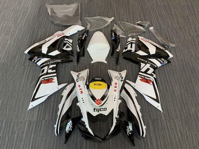 Migliori Carena Moto Suzuki GSXR 600 / GSXR 750 2011-2024 - Bianco Nero Giallo Rosso Tyco