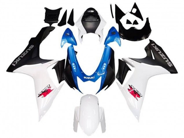 Migliori Carena Moto Suzuki GSXR 600 / GSXR 750 2011-2024 - Bianco Blu Nero Rosa