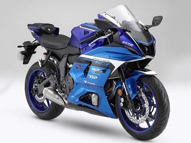 Migliori Carena Moto Yamaha YZF R7 2021-2024 - Blu Opaco Azzurro Chiaro Opaco