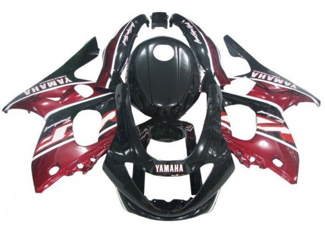 Migliori Carena Moto Yamaha YZF600R Thundercat 1996-2007 - Nero Rosso Scuro Bianco