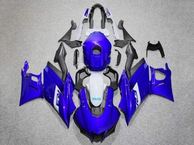 Migliori Carena Moto Yamaha YZF R3/R25 2019-2021 - Blu Bianco Nero Opaco