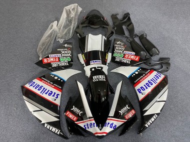 Migliori Carena Moto Yamaha YZF 1000 R1 2009-2011 - Bianco Nero Rosso Sterilgarda Corsa