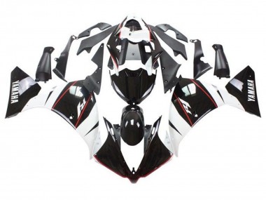 Migliori Carena Moto Yamaha YZF 1000 R1 2009-2011 - Bianco Nero Rosso Banda