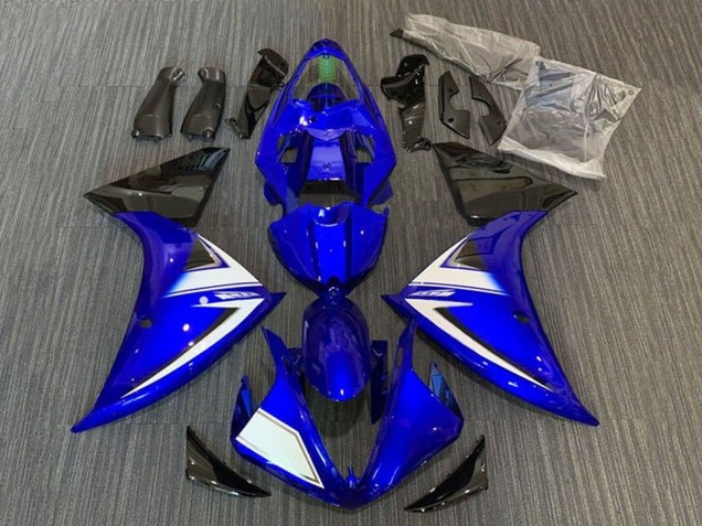 Migliori Carena Moto Yamaha YZF 1000 R1 2009-2011 - Blu Bianco Nero