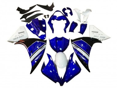 Migliori Carena Moto Yamaha YZF 1000 R1 2009-2011 - Bianco Blu Nero GYTR