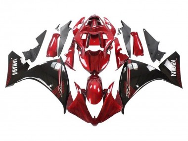 Migliori Carena Moto Yamaha YZF 1000 R1 2009-2011 - Rosso Nero Lucido