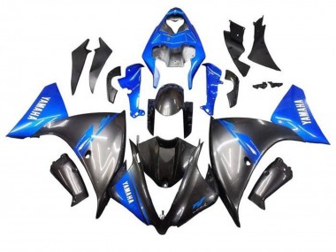 Migliori Carena Moto Yamaha YZF 1000 R1 2009-2011 - Blu Grigio Nero