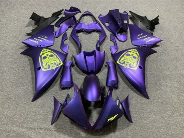 Migliori Carena Moto Yamaha YZF 1000 R1 2009-2011 - Viola Neon Giallo
