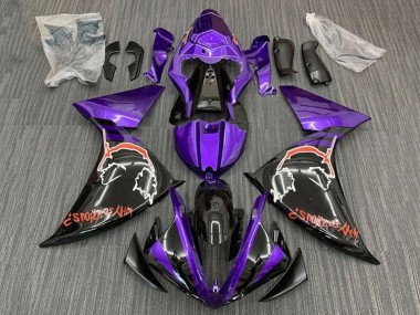 Migliori Carena Moto Yamaha YZF 1000 R1 2009-2011 - Viola Nero Rosso Joker