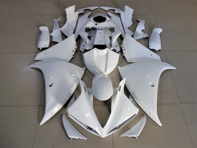 Migliori Carena Moto Yamaha YZF 1000 R1 2009-2011 - Bianco