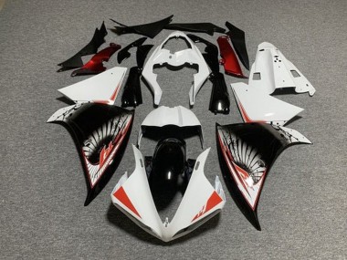 Migliori Kit Carena Moto Yamaha YZF 1000 R1 2009-2011 - Bianco Rosso Nero