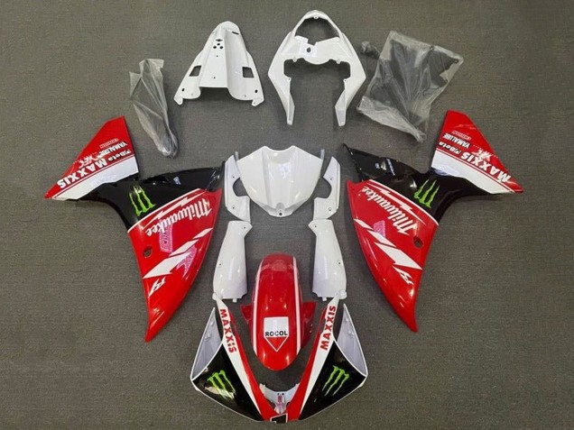 Migliori Carena Moto Yamaha YZF 1000 R1 2012-2014 - Bianco Rosso Nero Verde Milwaukee Maxxis Mostro