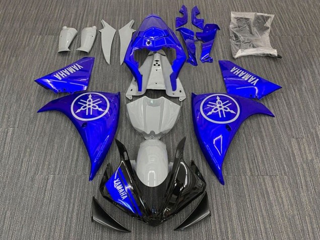 Migliori Carena Moto Yamaha YZF 1000 R1 2012-2014 - Nardo Grigio Blu Nero