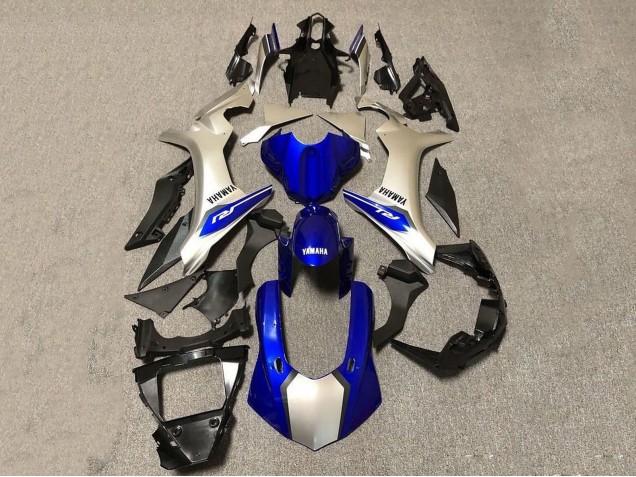 Migliori Carena Moto Yamaha YZF 1000 R1 2015-2019 - Argento Blu