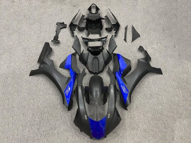 Migliori Carena Moto Yamaha YZF 1000 R1 2015-2019 - Nero Opaco Blu