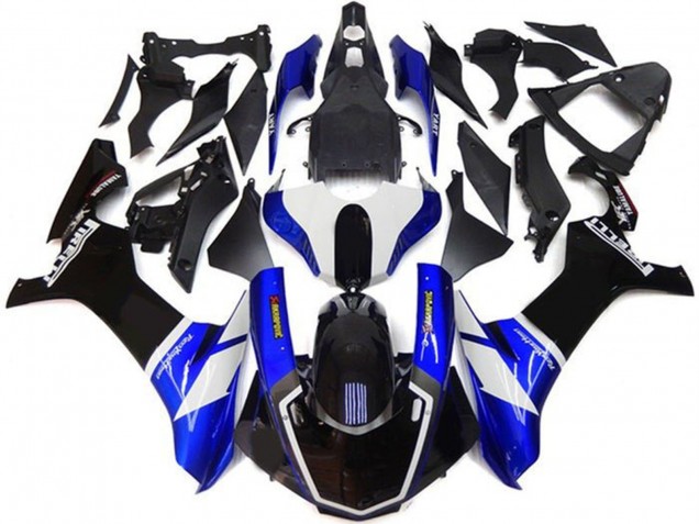 Migliori Kit Carena Moto Yamaha YZF 1000 R1 2015-2019 - Blu Bianco Nero Lucido