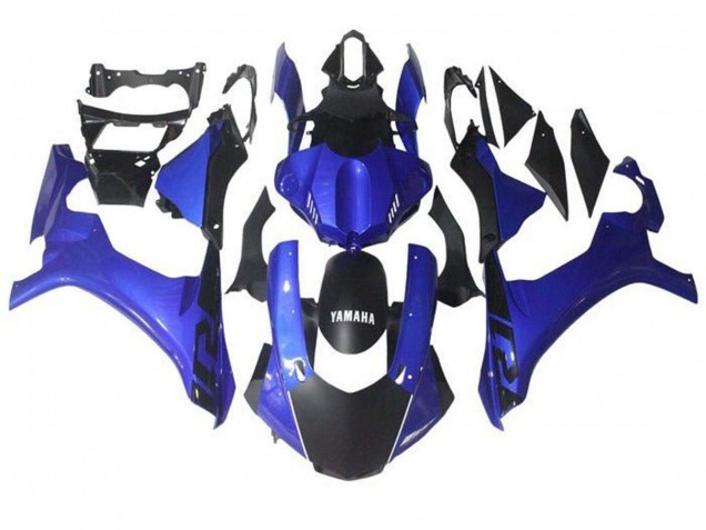 Migliori Carena Moto Yamaha YZF 1000 R1 2015-2019 - Blu Nero Opaco