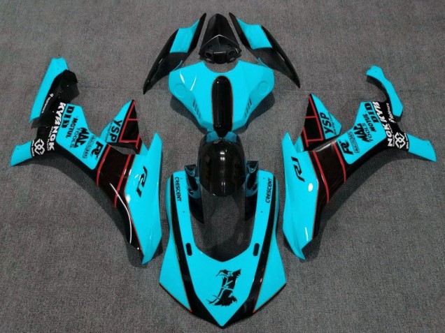Migliori Carena Moto Yamaha YZF 1000 R1 2015-2019 - Blu Nero Rosso