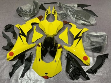 Migliori Carena Moto Yamaha YZF 1000 R1 2020-2025 - Giallo Rosso Pikachu