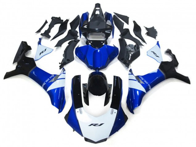 Migliori Kit Carena Moto Yamaha YZF 1000 R1 2020-2025 - Bianco Blu Nero Lucido