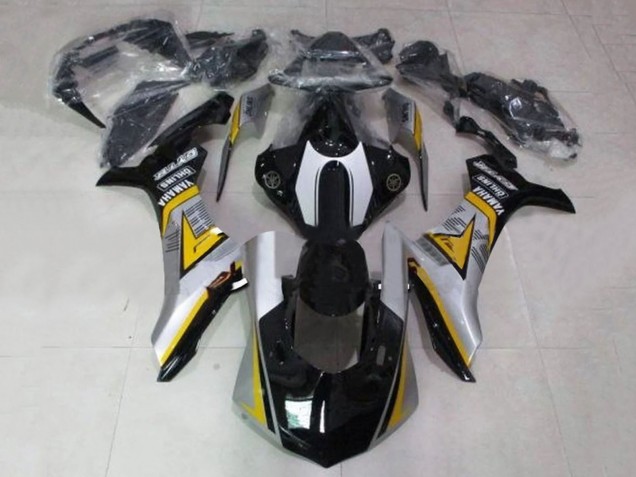Migliori Carena Moto Yamaha YZF 1000 R1 2020-2025 - Argento Giallo Nero Lucido