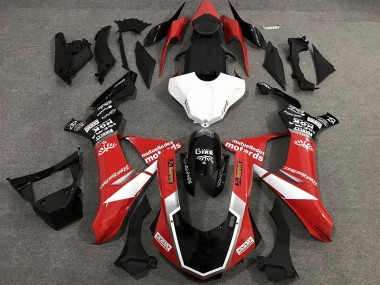 Migliori Carena Moto Yamaha YZF 1000 R1 2020-2025 - Rosso Bianco Nero Lucido Sam