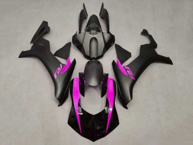 Migliori Carena Moto Yamaha YZF 1000 R1 2020-2025 - Nero Lucido Nero Opaco Rosa