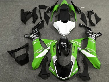 Migliori Carena Moto Yamaha YZF 1000 R1 2020-2025 - Verde Bianco Nero Lucido Sam