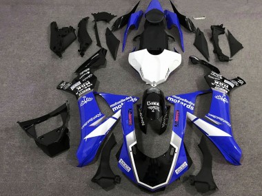 Migliori Carena Moto Yamaha YZF 1000 R1 2020-2025 - Blu Bianco Nero Lucido Sam